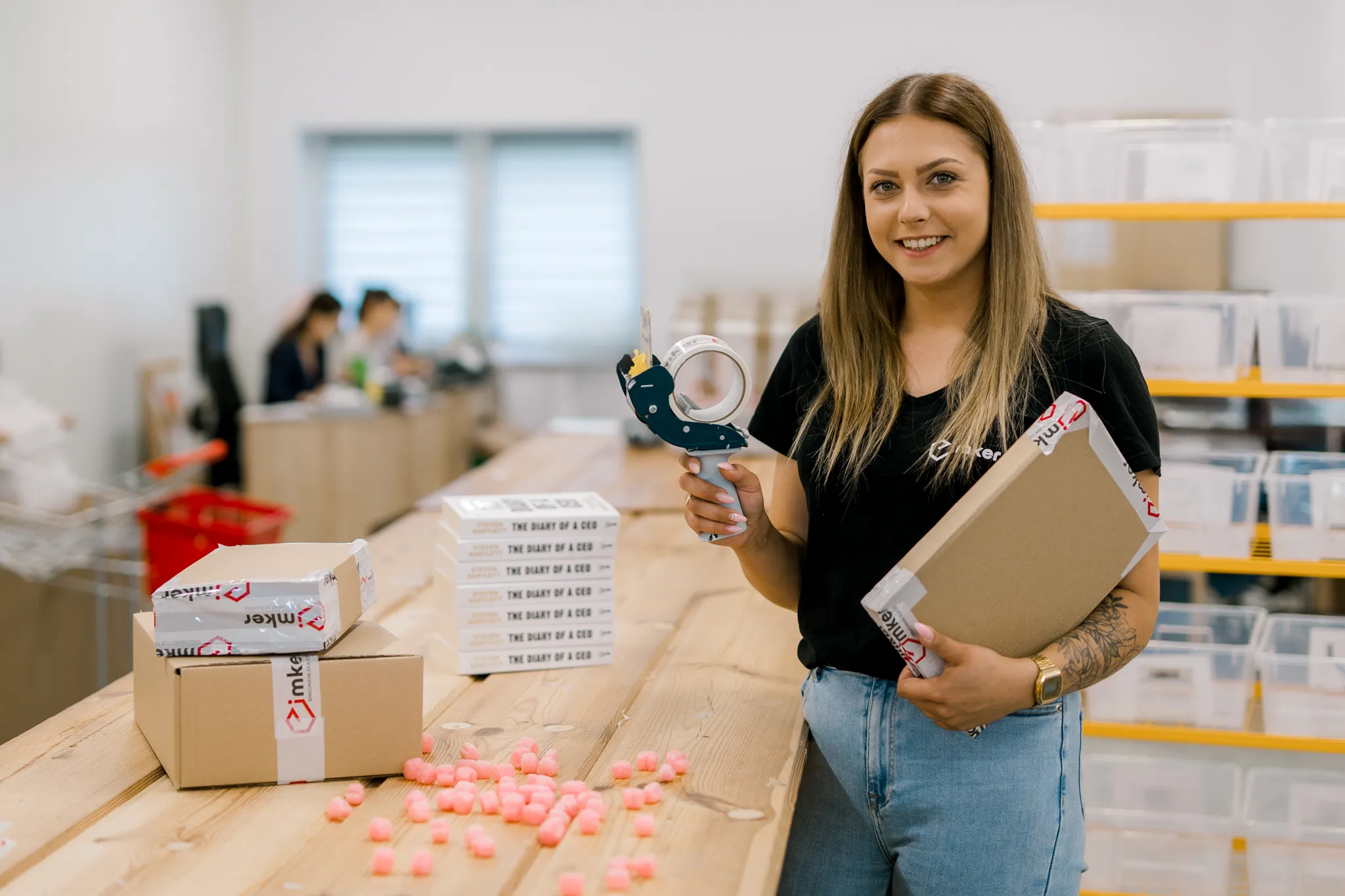 Fulfillment Imker – pakowanie paczek w magazynie