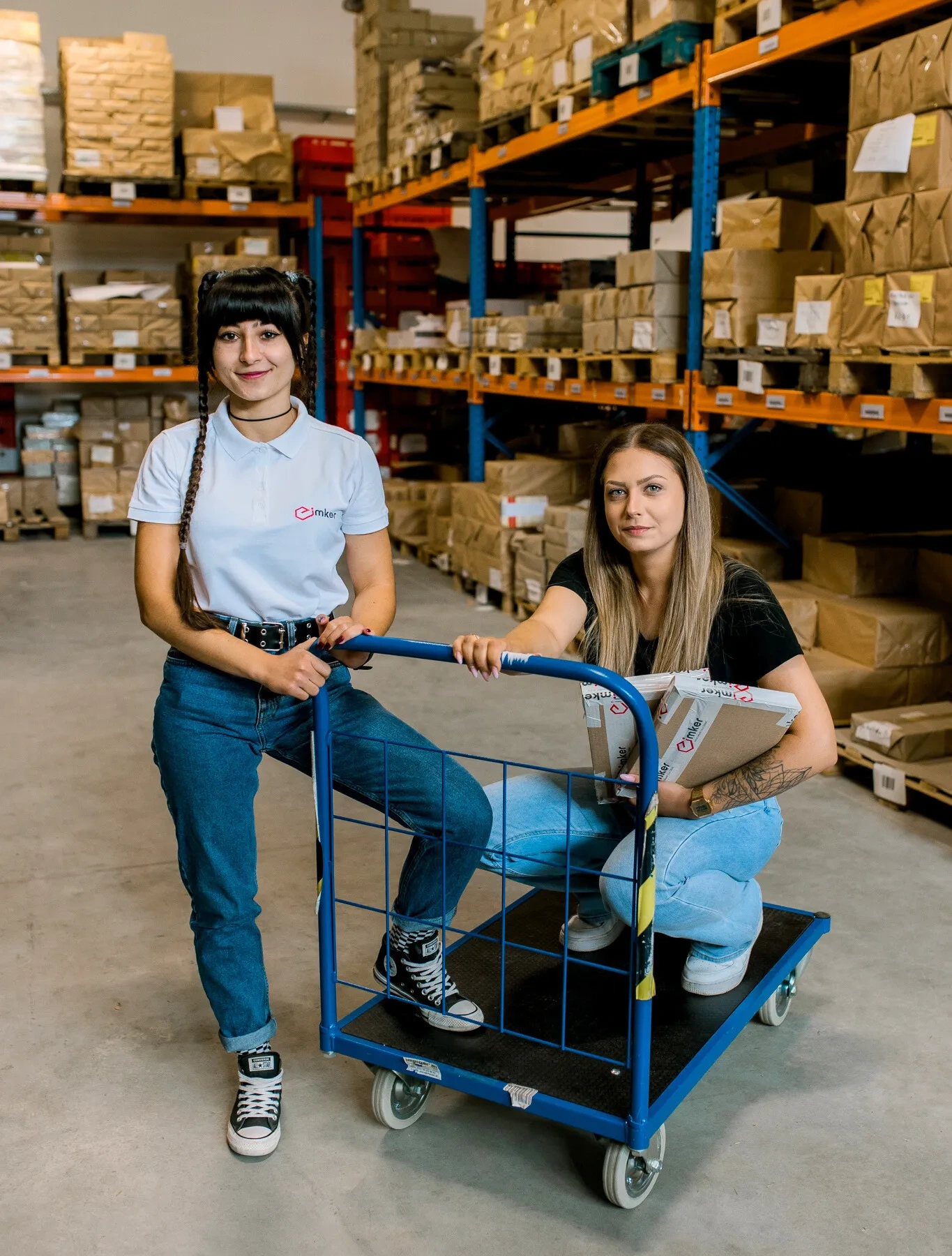 Zespół Imker w magazynie fulfillmentowym